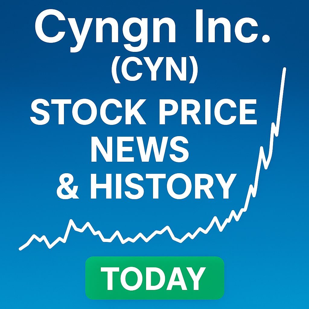 Cyngn Inc. (CYN) Stock Price, News & History