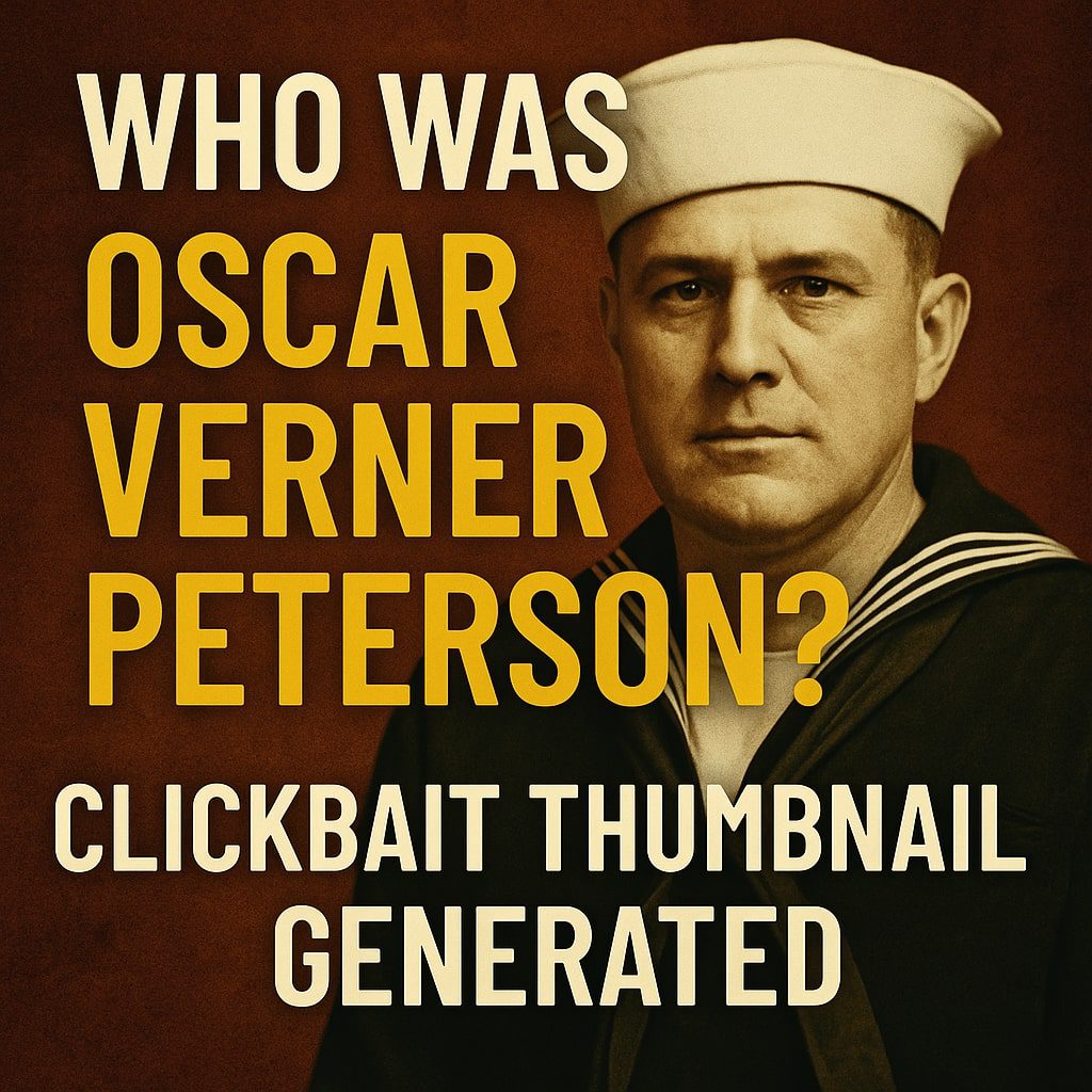 Oscar Verner Peterson: From Wisconsin Farm Boy to the USNS Oscar V. Peterson