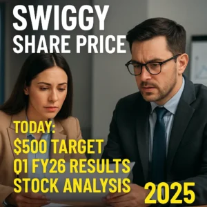 Swiggy share price today analysis with professional stock market experts discussing Q1 FY26 results