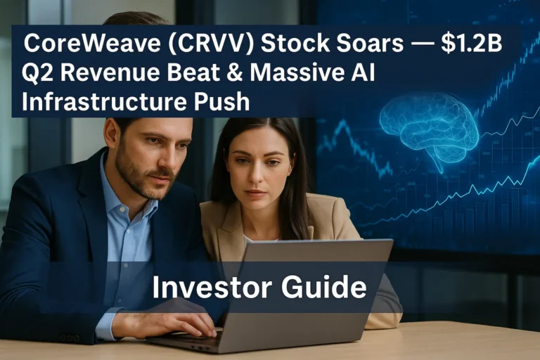 U.S. investor analyzing 2025 stock market trends with charts and graphs